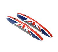 2PCS in Set The Black Flag Door Handle Cover Sticker Trim/Fit for MINI Cooper S JCW F56 F57 Car-Styling Exterior Parts Accessories(Union Jack,with Hole and Light)