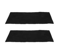 2pcs Incense Burner Holder Mat Black Fireproof Pad