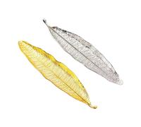 2PCS Incense Holder with Leaf Design 22cm Long for Meditation Yoga Room Accessories Incense Stand Burner Support Rod