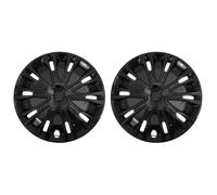 2pcs Inch Black PP Decorative Wheel Hub Caps for Car Wheels | Sleek 13 Inch Fit, Versatile Compatibility, Sturdy PP Build, Resistance for Vehicle Wheel Hub Use