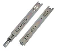2pcs Inch Drawer Guide Rail for Cabinet and Storage Drawer Silver