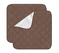 2Pcs Incontinence Chair Pads,Waterproof Reusable Seat Pad Absorbent Washable Incontinence Mat Seat Cover for Recliners Men Women Pets Seniors Adult