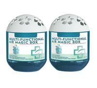 2PCS Indoor Air Purification Dust Removal Magic Box, 120g*2 Multi Functional Air Purifier For Dust Box, Plant Extract Formula, Blocks Hair And Pollen And Neutralizes Odors, For Pet Areas, Home Etc