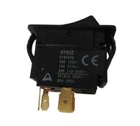 2Pcs Industrial Rocker Push Button Switch, HY60E 4 Pins 20A 125V 2HP For Machine Tools