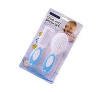 2Pcs Infant Bathing Brush Set Baby Showering Tool Includes Soft Hair Comb & Bath Brush for Sensitive Safe Baby Shower Scrubber for Newborns