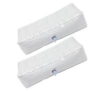 2pcs Inflatable Kayak Seat Cushion Waterproof Foldable PVC Outdoor Pad | Lightweight Wearresistant Design, White Finish, Fishing and Camping Use, Extra Buoyancy for Boat Seating