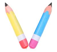 2pcs Inflatable Pencil Balloon Back to School Decor for School Events | PVC Reusable Prop, Easy to Inflate, Theme Matching Colours for Walls and Party Tables