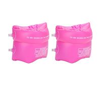 2Pcs Inflatable Swimming Armbands Safety Swim Arm Floats Arm Bands Floater Roll Up Sleeves Swimming Rings Tube Armlets Swimming Pool Floats Water Wings Swimming Training Aids for Kids Adults