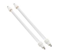 2pcs Infrared Quartz Heater Tube 300w 220v Replacement Heating Element | Ceramic Quartz Build, White Finish, for Bedrooms and Work Areas, Safe Stable Even Heat Output