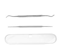 2Pcs Ingrown Toenail Kit, Ingrown Toenail Treatment Corrector, Manicure Pedicure Tools, Double Sided Nail Cleaner Care for Effective Treatment