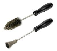 2pcs Injector Sleeve Cup Bore Seat Cleaning Brush Kit Compatible with Ford Powerstroke 7.3L 6.0L 6.4L 6.7L 1994-2018, Caterpillar 3126 C7 C9, Navistar Replace AP0084 AP0085 3252