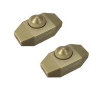 2Pcs Inline Dimmer Switches, Knob Dimmer Switch Lights Switch for Lamps Lights (Olive Drab)