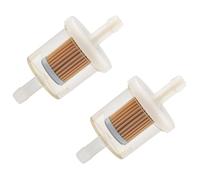 2PCS Inline Fuel Filter compatible with Briggs Stratton 691035, 40 Micron 1/4" Diesel Petrol Fuel Filter Fit 6mm 8mm Pipes