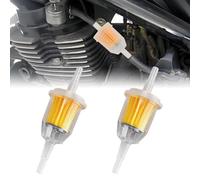 2Pcs Inline Fuel Filters,Universal Motorcycle Petrol Inline Filter,Universal 6mm & 8mm Fuel Line,Gas Inline Fuel Filter Replacemen for Motorcycles, Scooters,Quad Bikes, Lawn Mowers, Generators