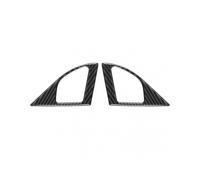 2Pcs Inner Door Horn Cover Carbon Fiber Frame Trim Left Right Fit for Mitsubishi Lancer GTS 0816