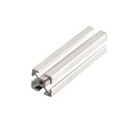 2pcs Inner Hole 3.3mm 1515 Aluminum Profile T Slot Linear Guide Silver Extrusion Frame European Standard Camera Slider Furniture(100mm)