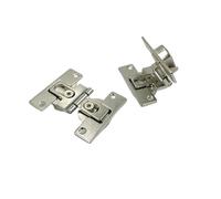 2Pcs Inner Opening Folding Door Hinge -180 Degree Flat Hinge Wardrobe Folding Door Sliding Door Double Cup Folding Hinge