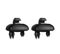 2PCS Inner Sun Visor Hook Clips 8E0857562 8U0857562A For Audi A1 A3 A4 A5 Q3 Sun Visor Clip(Black 2PCS)