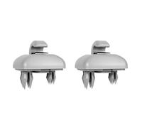 2PCS Inner Sun Visor Hook Clips 8E0857562 8U0857562A For Audi A1 A3 A4 A5 Q3 Sun Visor Clip(Gray 2PCS)