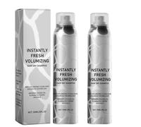 2Pcs Instant Freshes Volumizing Invisible Hair Dry Shampoo, 150ml Natural Dry Cleaning Volumizing Spray For Gym Exercise, Trip, Camping, Non-greasy Formula, Refreshing, Versatile, Portable Travel Size
