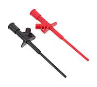 2pcs Insulated Probe Tool Part Red/Professional Inspection Piercing Insulation and Multimeter Fittings with Black Wire Hook Rapid Automotive Multimeters Voltage