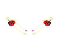 2pcs Interactive Catnip Kitten with Pull String Decorative Hanging Bug Design for Indoor Cats to Promote Exercise and Prevent Furniture Damage