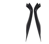 2PCS Interior Left Right Door Pull Handle Inside Cover Panel Trim for BMW 5 Series G30 G31 G38 2018-2023 20 * 5 * 5cm(Color Black)