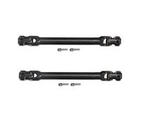 2pcs Internal Spline RC Drive Shaft for 1/10 Axial SCX10 Trx4 SCX10 II 90046 Wraith D90 TF2 Redcat Gen7 RC4WD GEN8 RC Crawler Upgrades Steel Metal Universal Joint Driveshaft (112-163mm(4.41"-6.42"))