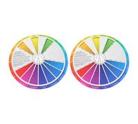 2pcs International Standard Color Wheel for Makeup Blending