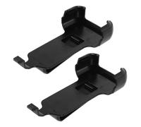 2pcs Interphone Belt Clip Replacement for Two Way Radios Black ABS | Wrap around Rear Cover, Stable Attachment and Tool Free Swap, Fits Lt-316 Rt22 Rt622