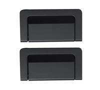 2pcs Invisible Furniture Pull Handle, Embedded Wardrobe Door Hardware | No Drilling Installation, Rust and Fade Resistant Finish, Suits Closet Doors, Cabinet Doors, Kitchen Storage and Offices