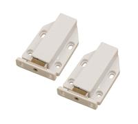 2pcs Invisible Push Latches Handleless Door Solution Heavy Duty for Modern Handle Frees Designs in Cabinets & Wardrobes Push to Open Latches
