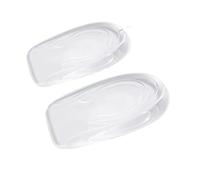 2PCS Invisible Silicone Height Increase Insoles Gel Heel Lifting Inserts Transparent Foot Care Protector Elastic Shoe Insert 3CM(Women1cm)