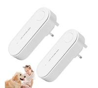 2PCS Ionic Air Purifier Plug in UK Portable Negative Ion Air Generator Whisper Quiet Instantly Cleans Air Purifica for Home Bedrooms, Toilets, Living Rooms, Bathrooms, Closets, And Pet Rooms