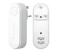 2PCS Ionic Air Purifier Plug In UK Upgraded Plug-in Negative Ion Air Purifier Instant Remove Smell Pollutants Smoke uitable for Bedrooms Toilets Living Room Athrooms Closets Pet Room White