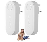 2PCS Ionic Mite Removers Air Purifier Plug In UK Upgraded Plug-in Negative Ion Mite Removers Instant Remove Smell Pollutants Smoke uitable Mites for Bedrooms Toilets Living Room Closets Pet Room White