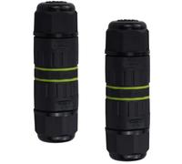 2Pcs IP68 Waterproof Junction Box - Outdoor Inline Cable Connector Electric Sleeve Coupler - Electrical Junction Box for Ø5mm-9mm Cable