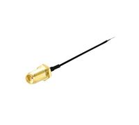 2PCS IPEX U.FL to SMA Male RP SMA Female Ja-ck Right Angle PCB Cable Goldplated R*/F Coax Connector an*/Tenna WI/*FI Pigtail Cable/5(SMA F to Open,10CM)