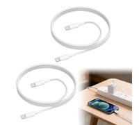 2PCS Iphone 15 Charger Cable Usb C to Usb C 3M 60W USB C to C Charger Cable for iPhone 16/15/15 Pro Max/15 Plus/Macbook/iPad, Long Type C Fast Charging Cable Wire