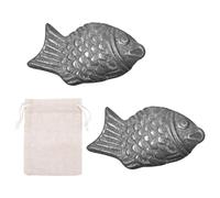 2PCS Iron Fish for Cooking, Iron Fish for Irons Deficiency, Ideal for Home & Kitchen Use and Decor, Safe Gift for Loved Ones
