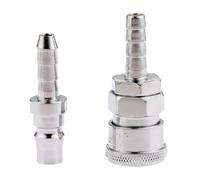2Pcs Iron Pneumatic Fitting Air Line Hose Compressor Connector Quick Release Coupler Fittings for 8mm SH20 PH20
