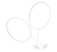 2pcs Iron Wall Mount Basketball Holder Display Rack