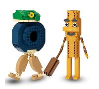 2PCS Italian Toys, Shan Hai Jing Inspired Building Blocks Set, Unique Collectible Figures for Display and Creative Play, for Collectors and Art Enthusiasts