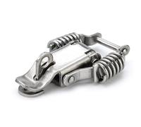 2PCS -J108 Cabinet Lock Box Hasp Case Iron Spring Latch Catch 67 * 24 Toggle Locks for Drawer Gate Door Furniture Hardware(J108)