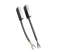 2Pcs J203 Low Copper Brushes 8x30x40mm with Single Wire - for Generators, Starters & Low Voltage Motors