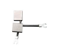 2Pcs J260 Medium Copper Brushes 8.5x22x25mm with Single Wire - for Starters & Generators