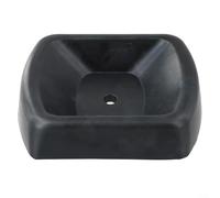 2Pcs Jack Wheel Chocks, Heavy Duty Rubber Trailer Stabilizers, Designed for 6 Inch Casters, Keeps Trailers Securely in Place (1PCS)