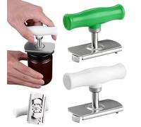 2Pcs Jar Opener for Arthritis Hands, Multifunctional Jar Lid Opener for Weak Hands, Ergonomic Automatic Jar Gripper, Easy Grip Kitchen Tool for Elderly Seniors