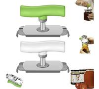 2PCS Jar Opener for Seniors & Weak Hands, Adjustable Stainless Steel Jar Opener with Grip, Jars Bottle Cap Openers Gripper, Multifunctional Jars Lid Openers, Kitchen Tool for Lid Opening