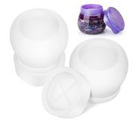 2pcs Jar Silicone Resin Molds for Storage Jars, Candy and Small Items